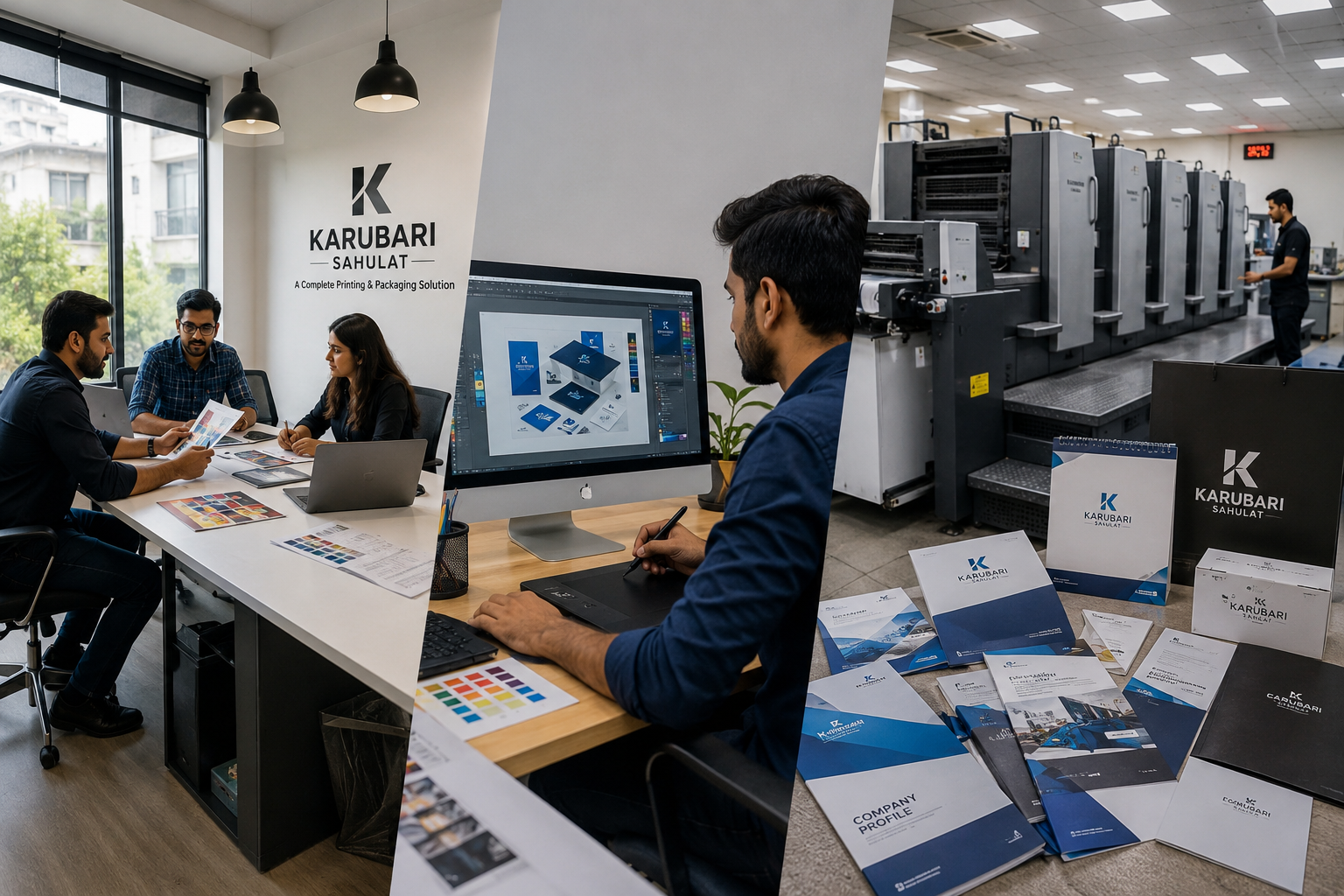 Karubari Sahulat printing and packaging facility